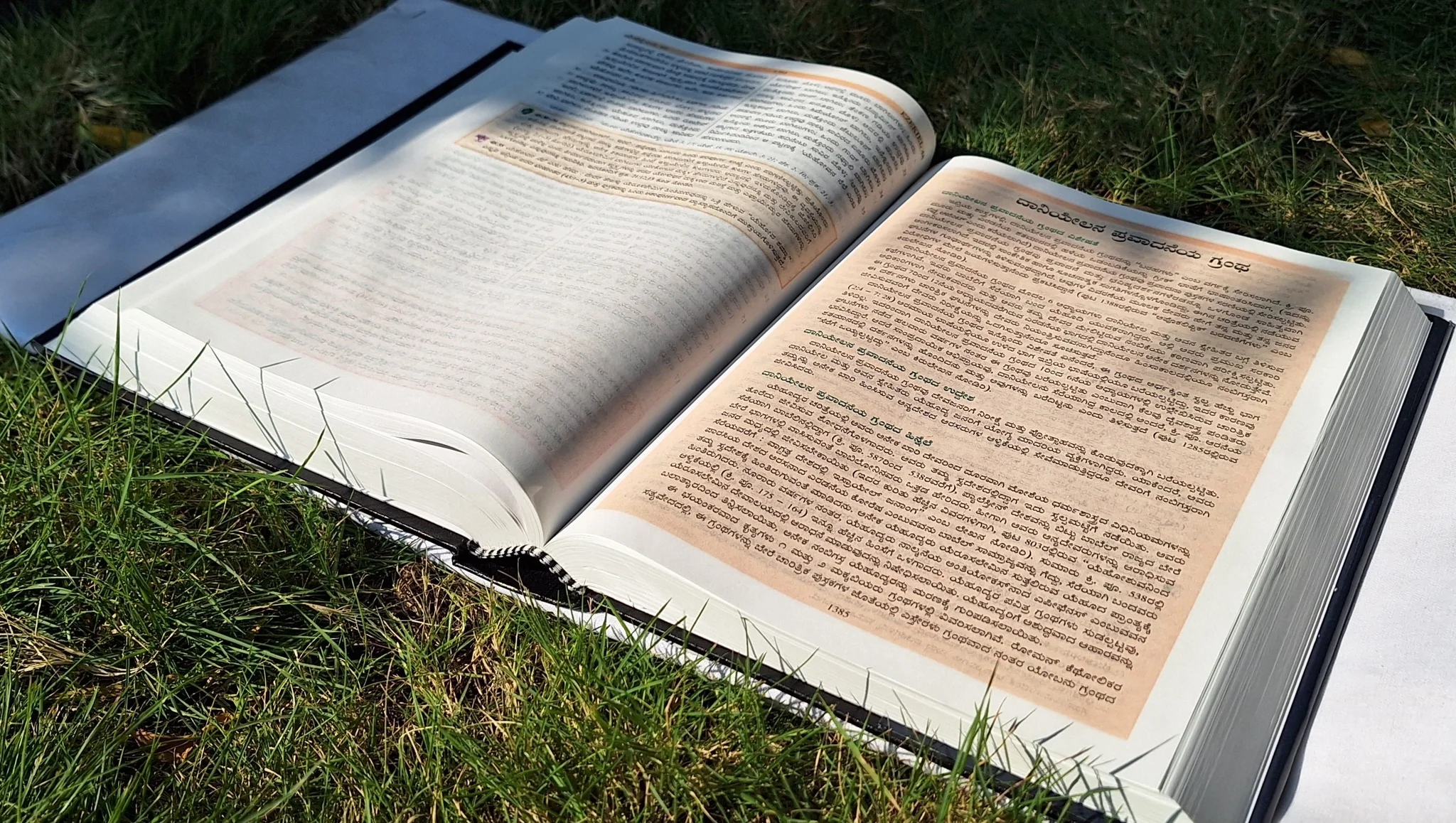 The BSI Study Bible in Kannada -Black Hardcover - Image 2