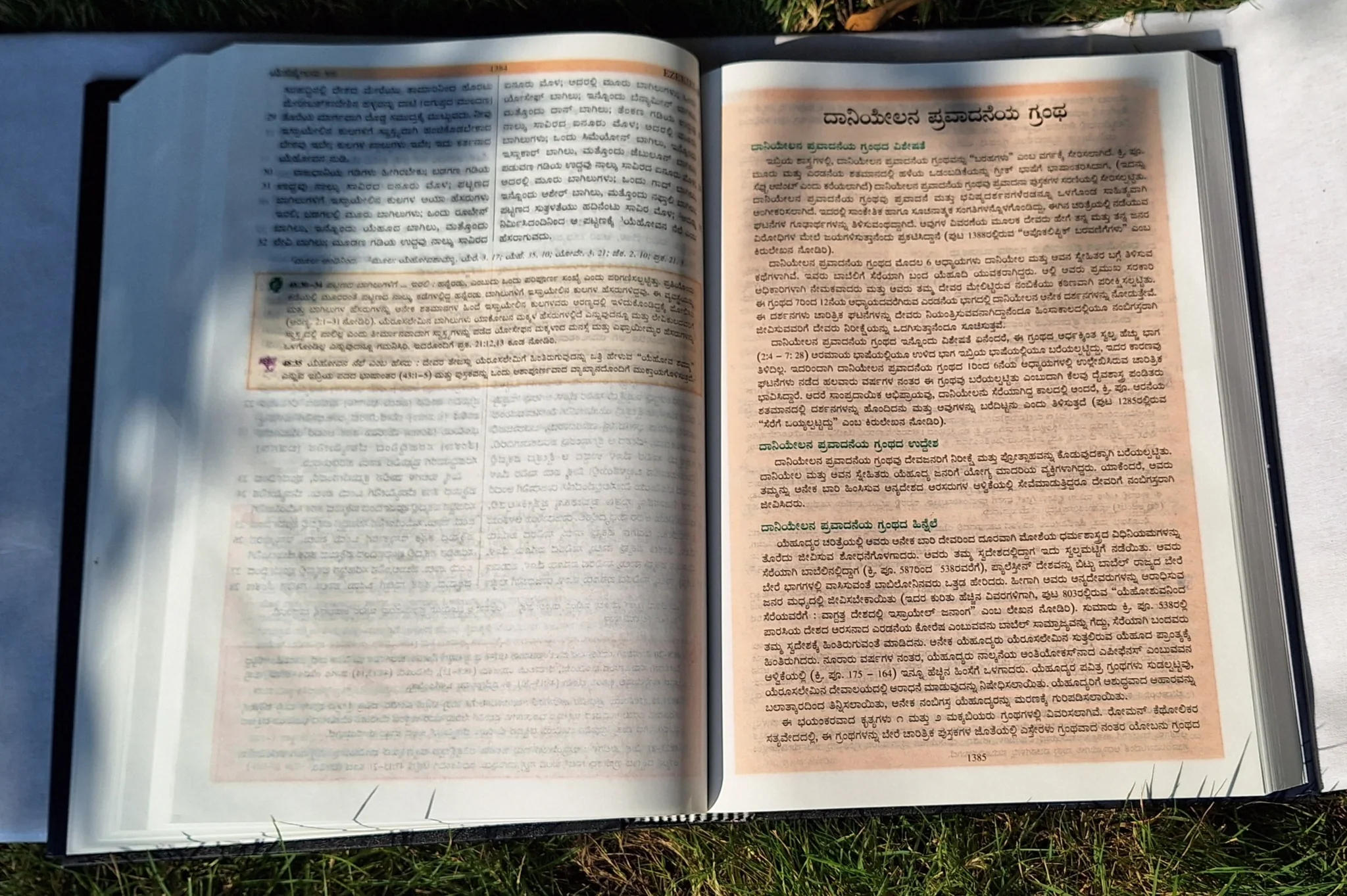 The BSI Study Bible in Kannada -Black Hardcover - Image 4