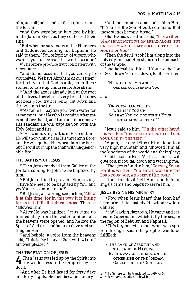 NASB 2020 THINLINE BIBLE LS: New American Standard Bible, Leathersoft, Thinline, Comfort Print Imitation Leather - Image 5