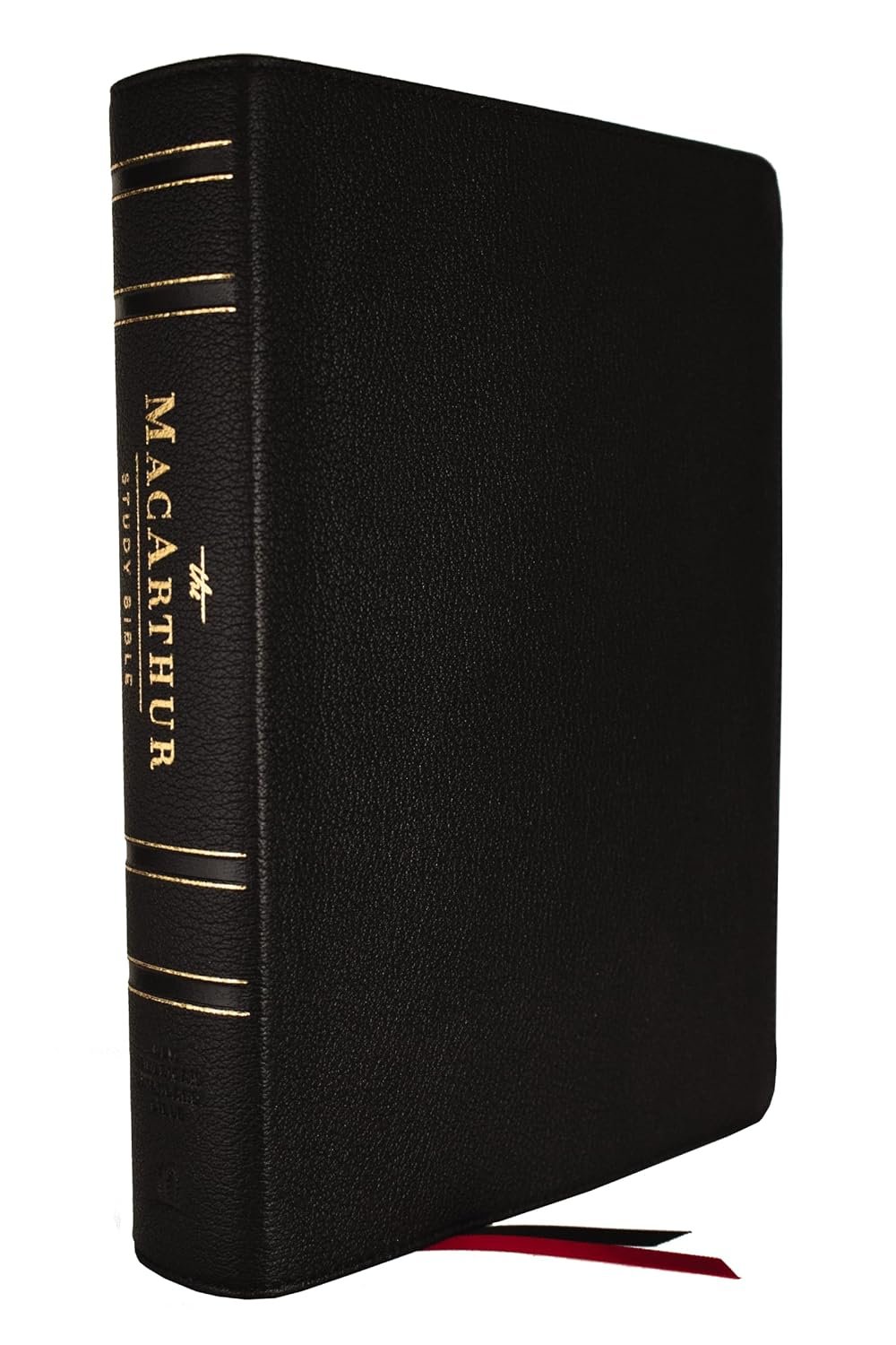 NASB, MacArthur Study Bible, 2nd Edition, Genuine Leather, Black, Comfort Print: Unleashing God's Truth One Verse at a Time Leather Bound – Import