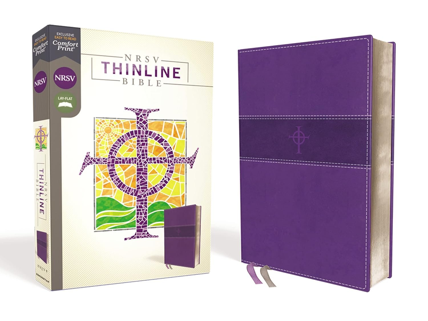 NRSV THINLINE BIBLE LS PURPLE