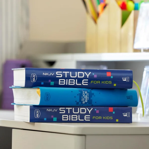 Study Bible For Kids: New King James Version, Study For Kids, Blue ...