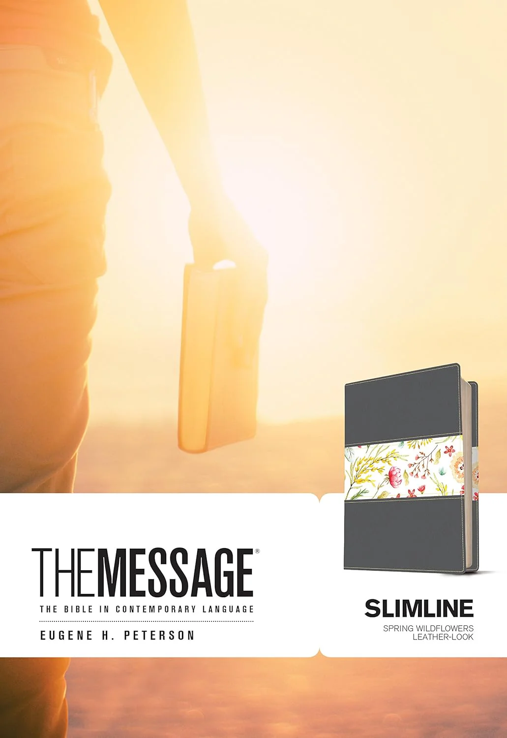 The Message The Bible in Contemporary Language: The Message, Spring Wildflowers, Leather-Look, Slimline Edition Imitation Leather - Image 3
