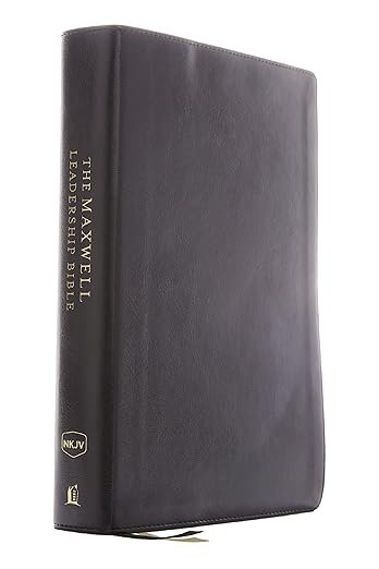 NKJV, Maxwell Leadership Bible, Third Edition, Compact, Leathersoft, Black, Comfort Print Imitation Leather