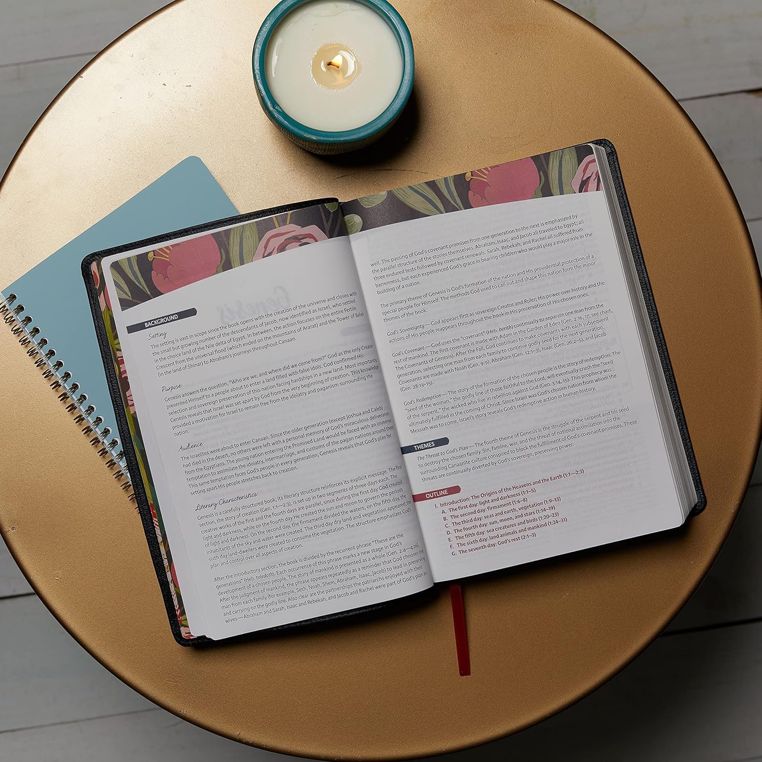 NKJV, The Woman's Study Bible, Cloth over Board, Pink Floral, Red Letter, Full-Color Edition: Receiving God's Truth for Balance, Hope, and Transformation Hardcover - Image 2