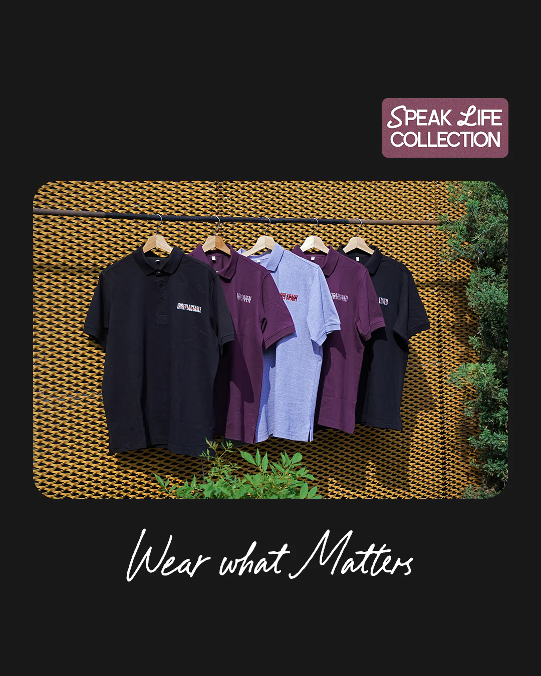 You Are Set Apart – Men's Polo T-Shirt with John 15:16 embroidery - Image 5